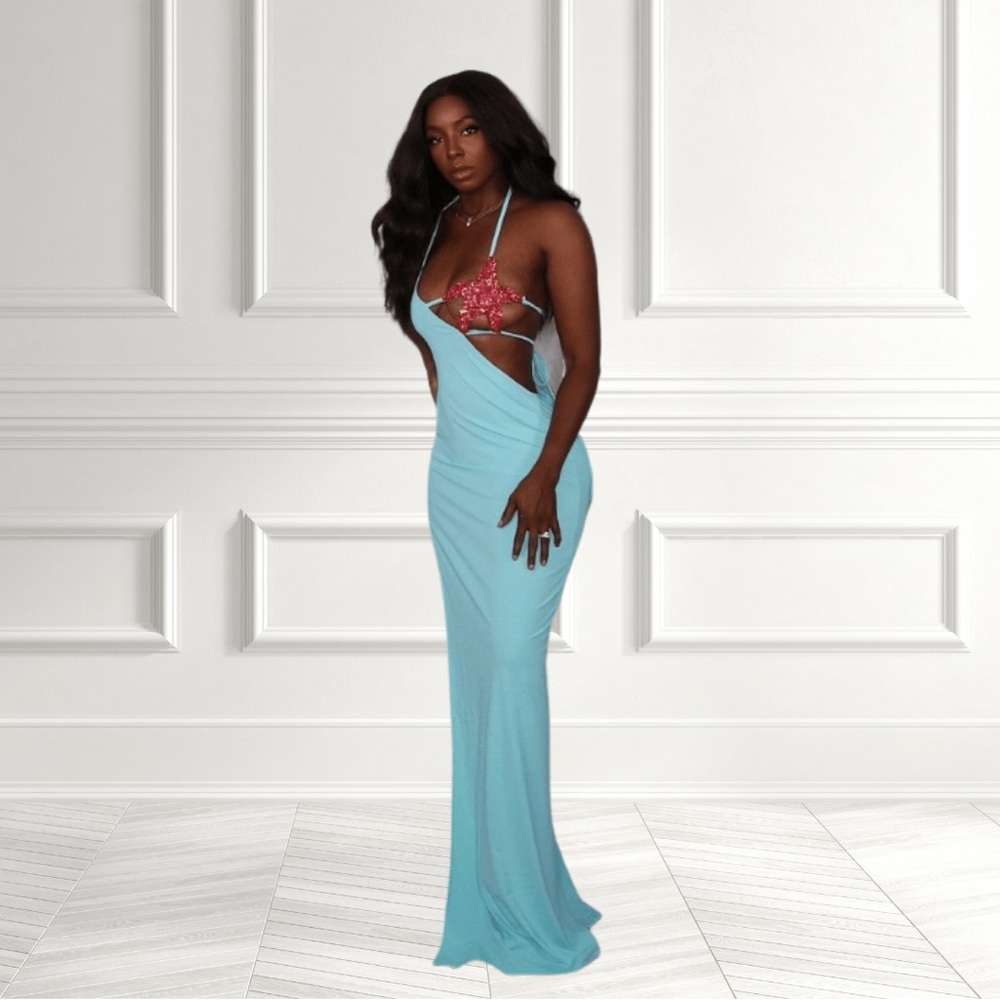 Under The Sea Maxi Dress